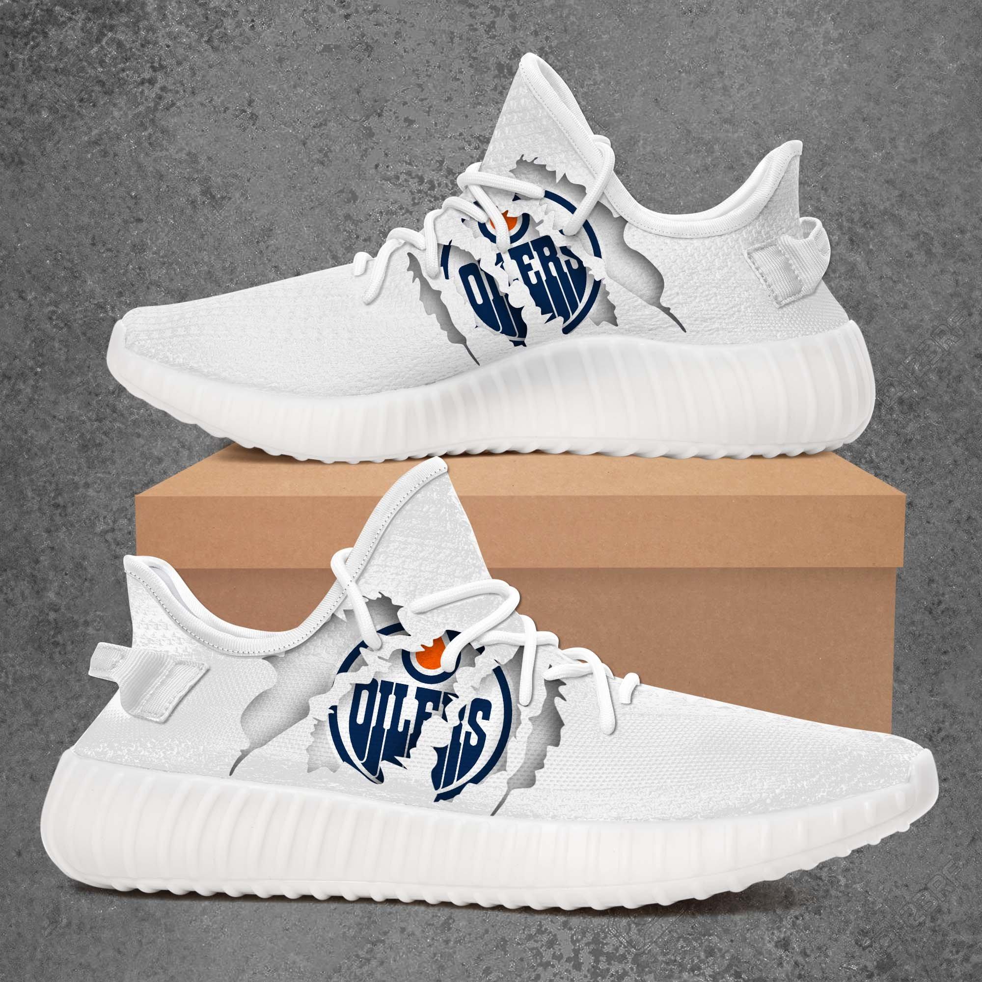 JWFancy Edmonton Oilers Yeezy Boost Shoes For Men And Women