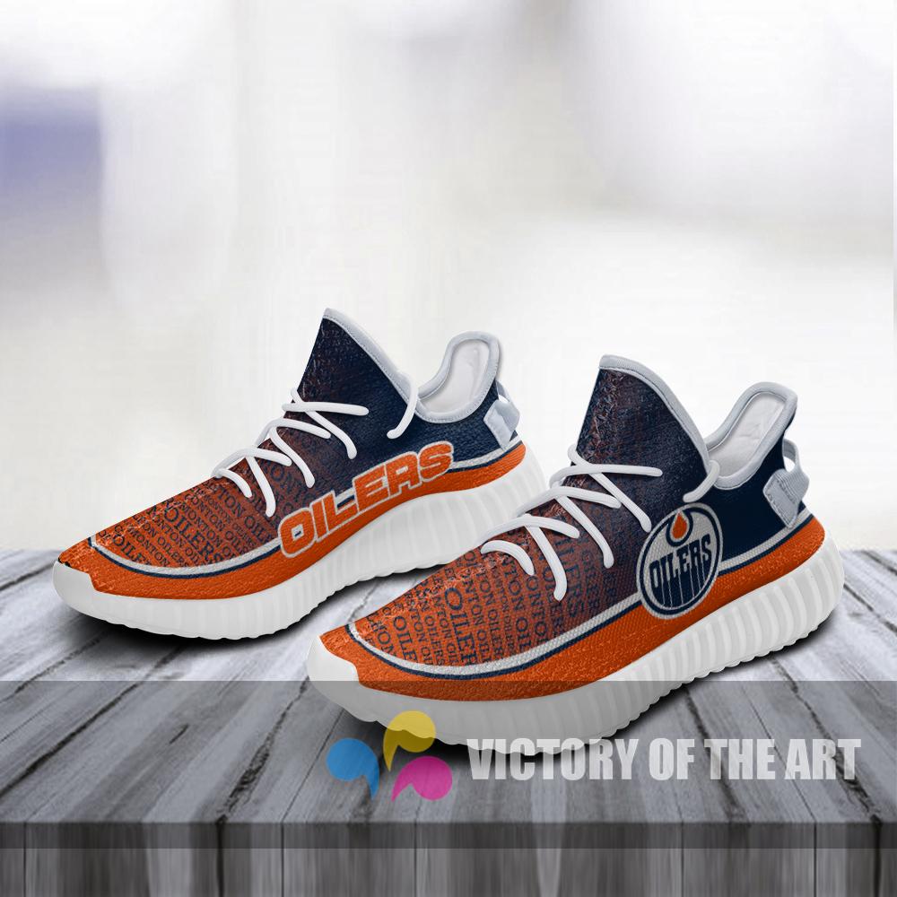 JWFancy Edmonton Oilers Yeezy Boost Shoes For Men And Women