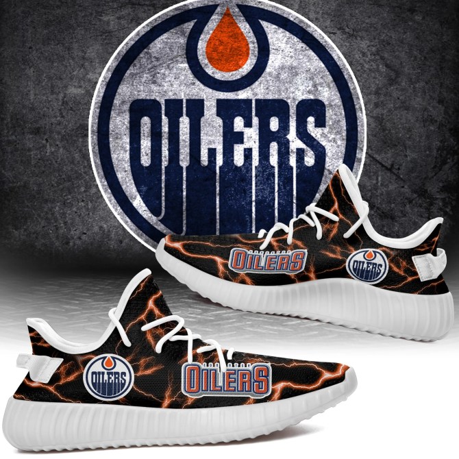 JWFancy Edmonton Oilers Yeezy Boost Shoes For Men And Women