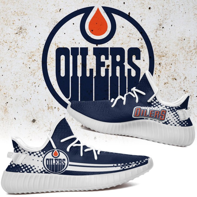 JWFancy Edmonton Oilers Yeezy Boost Shoes For Men And Women