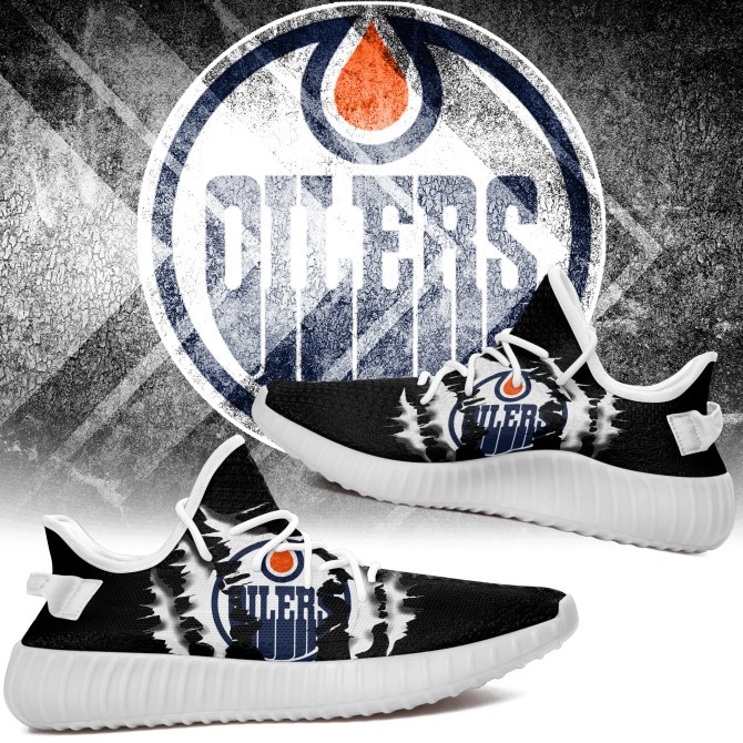 JWFancy Edmonton Oilers Yeezy Boost Shoes For Men And Women
