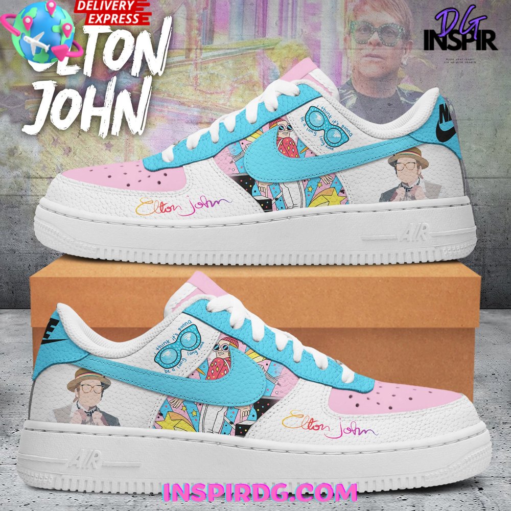 JWFancy Elton John Air Low-Top Sneakers Shoes For Men And Women