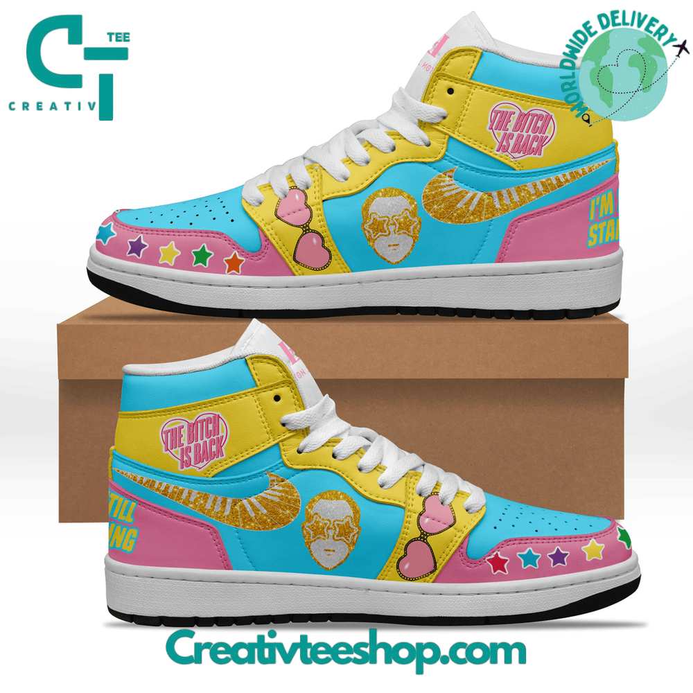 JWFancy Elton John AJ1 High Sneakers Shoes For Men And Women