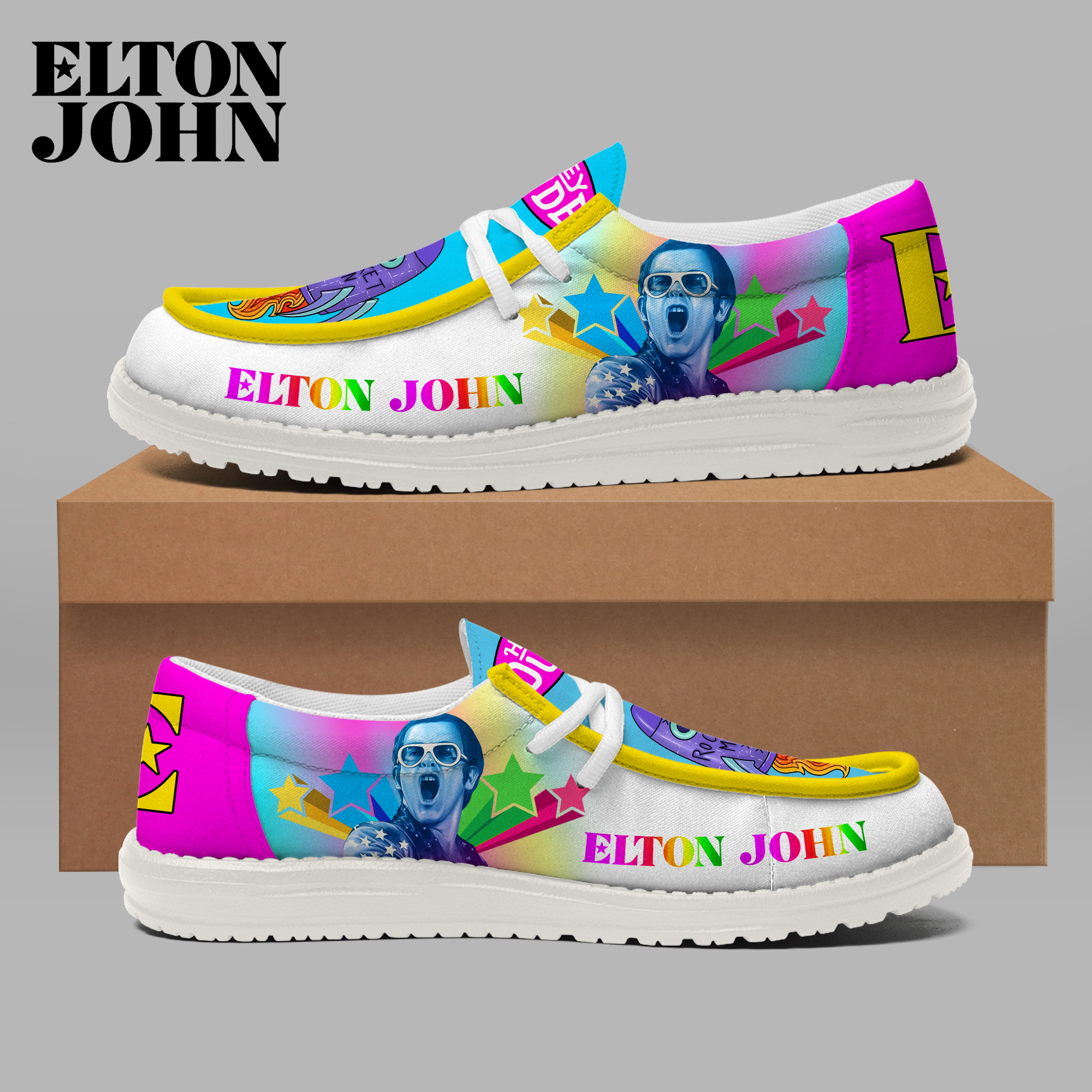 JWFancy Elton John – Custom Name Hey Dude