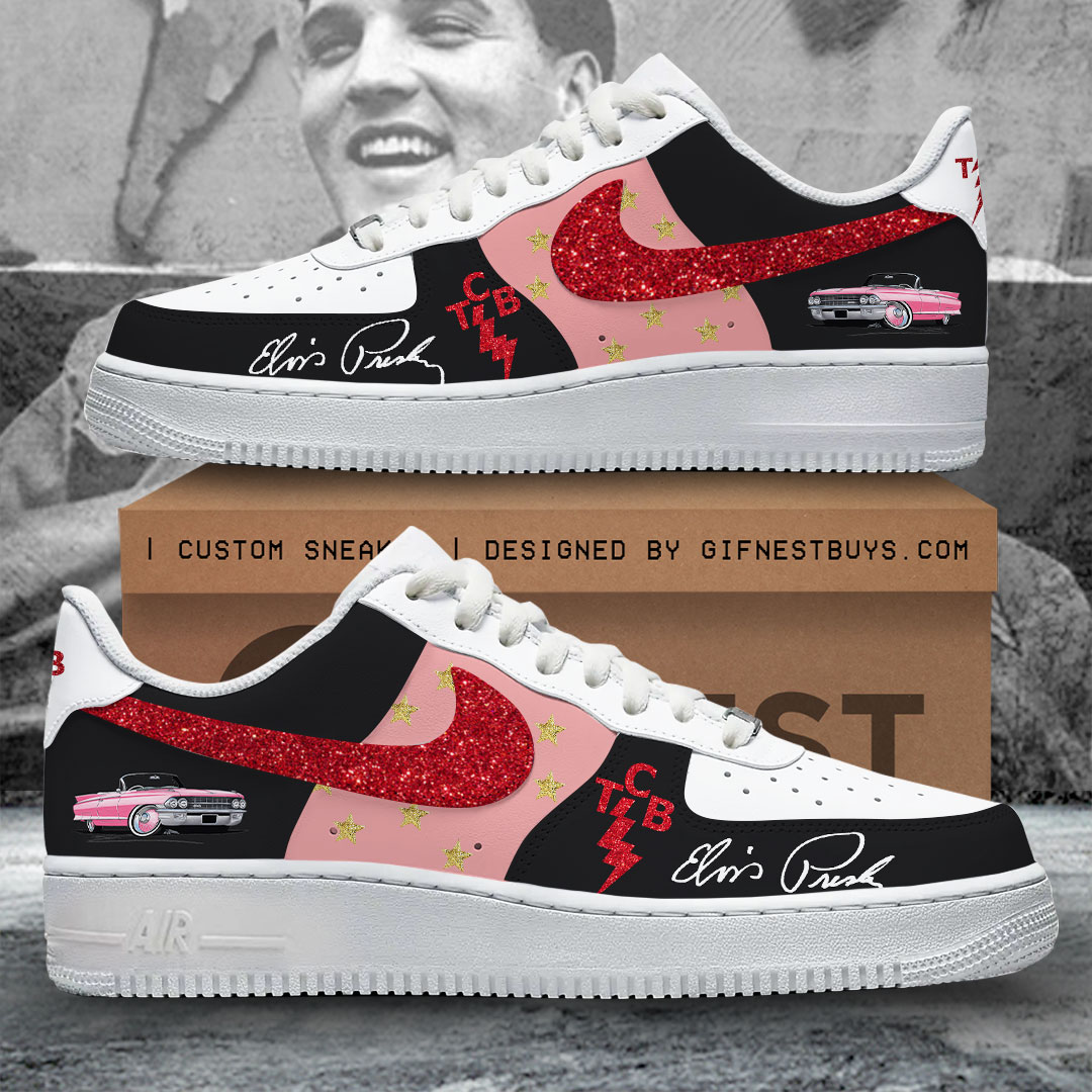 JWFancy Elvis Presley Air Low-Top Sneakers Shoes For Men And Women