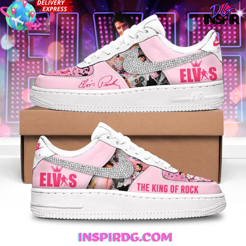 JWFancy Elvis Presley Air Low-Top Sneakers Shoes For Men And Women