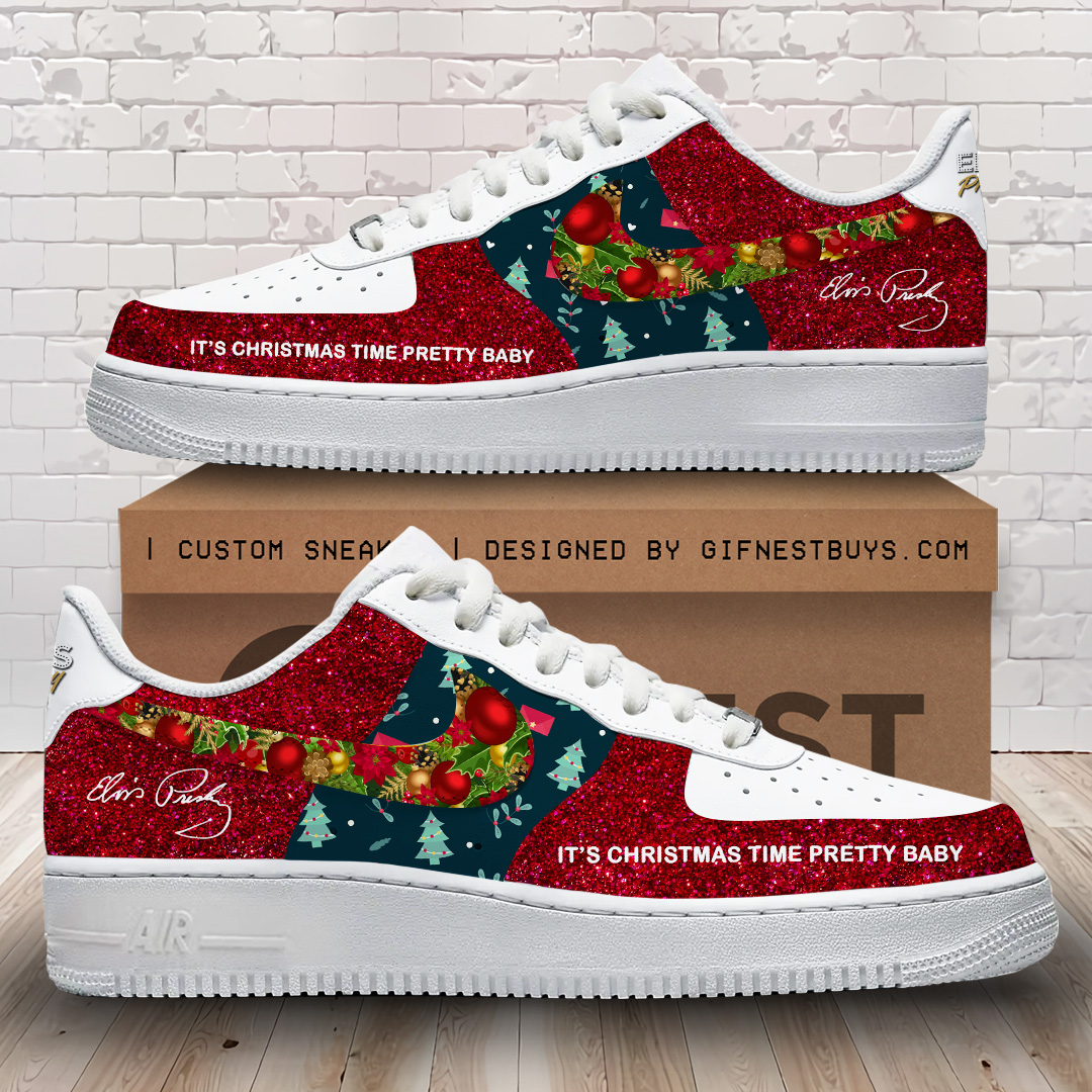 JWFancy Elvis Presley Air Low-Top Sneakers Shoes For Men And Women