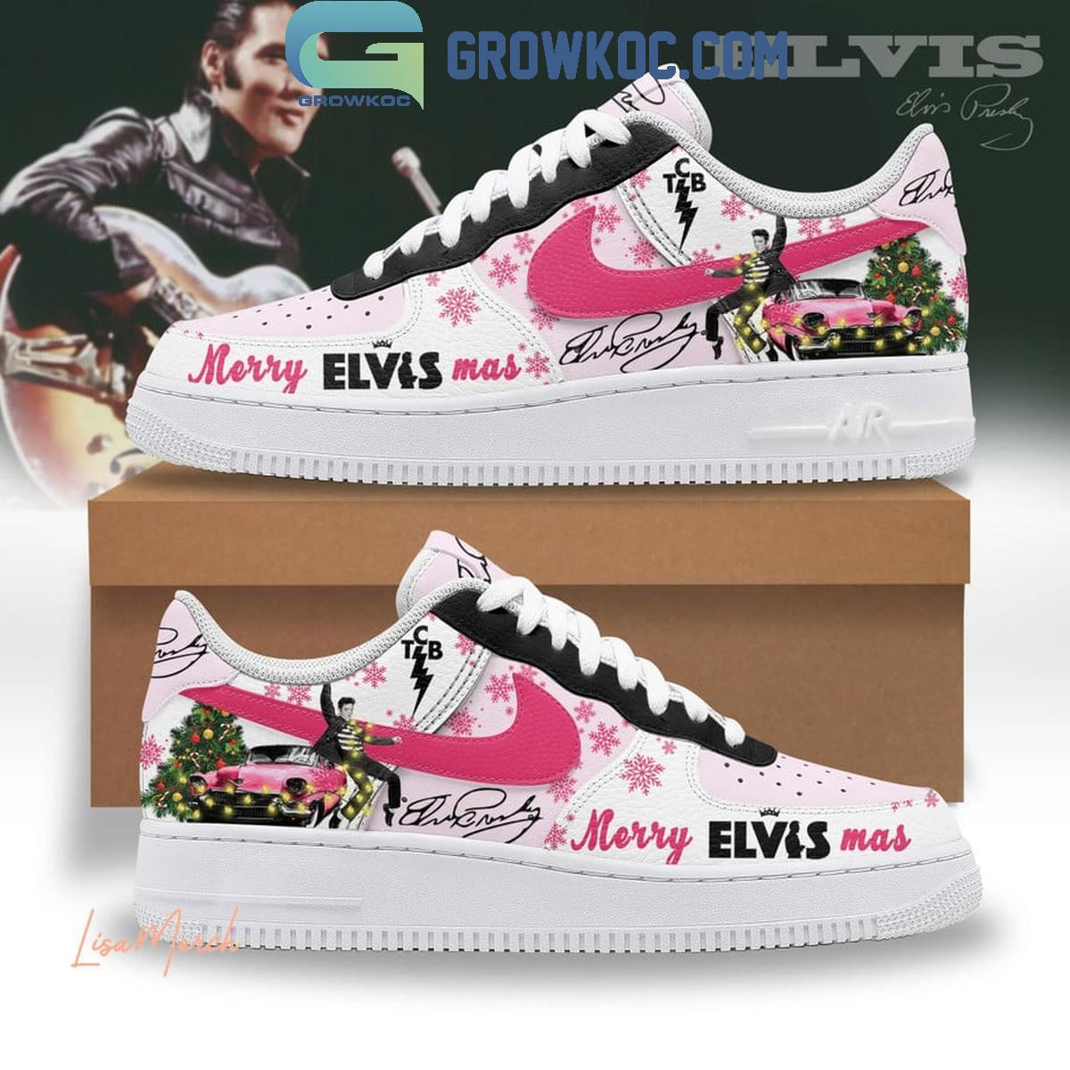 JWFancy Elvis Presley Air Low-Top Sneakers Shoes For Men And Women