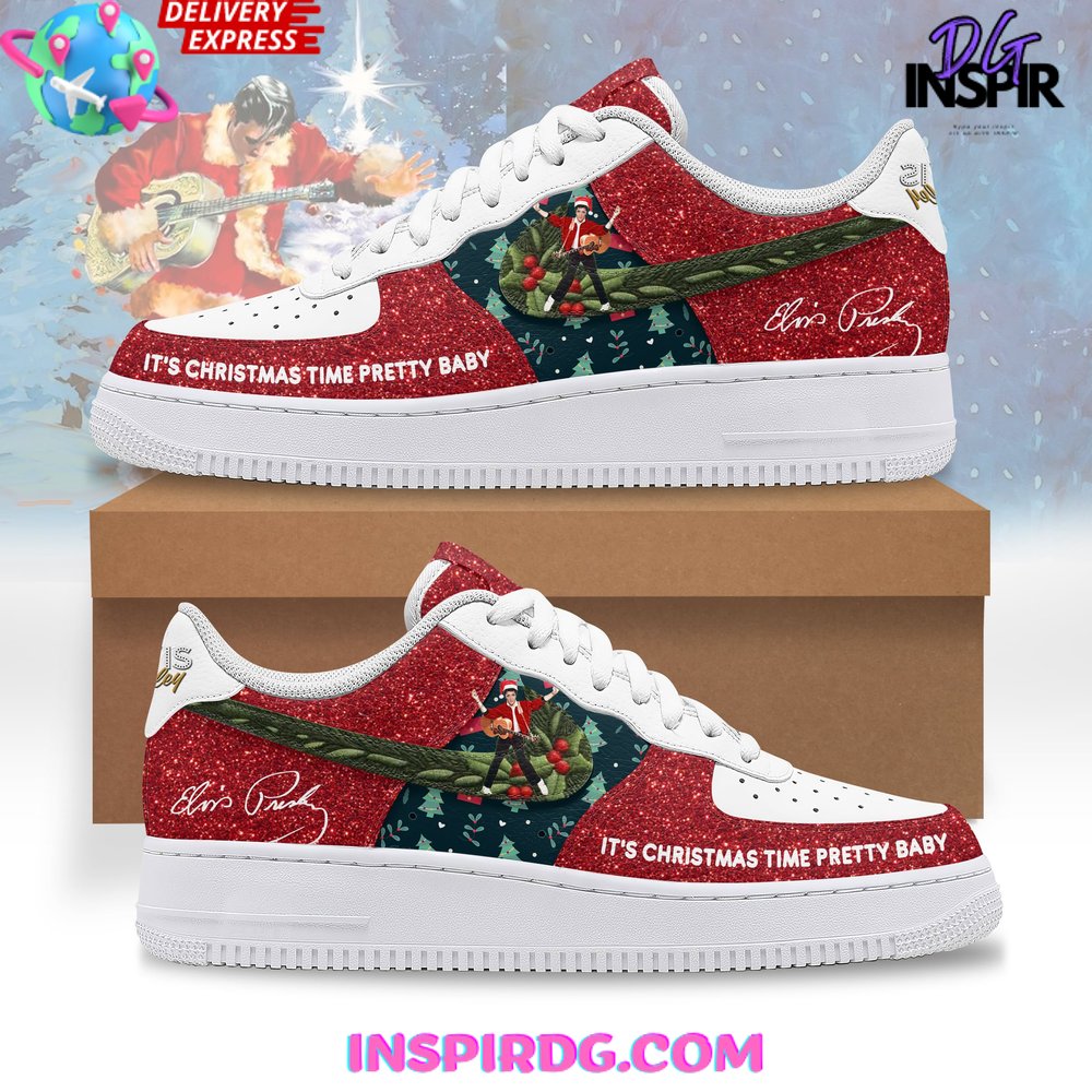 JWFancy Elvis Presley Air Low-Top Sneakers Shoes For Men And Women