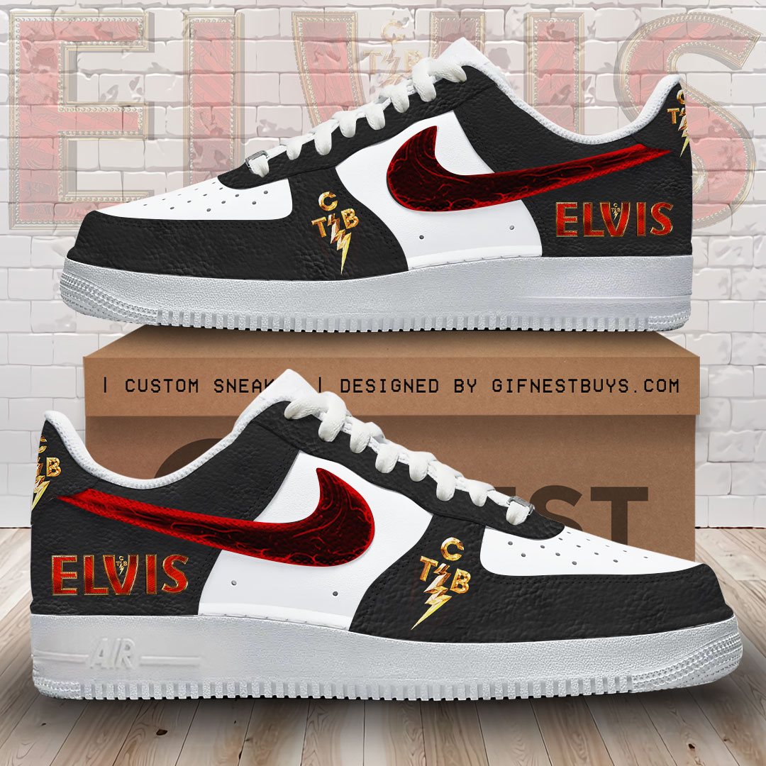 JWFancy Elvis Presley Air Low-Top Sneakers Shoes For Men And Women