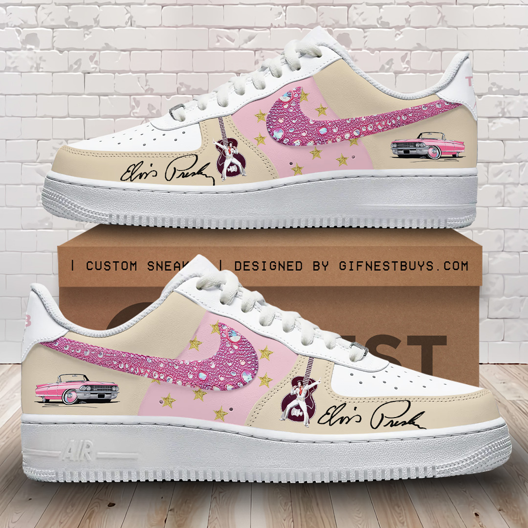 JWFancy Elvis Presley Air Low-Top Sneakers Shoes For Men And Women