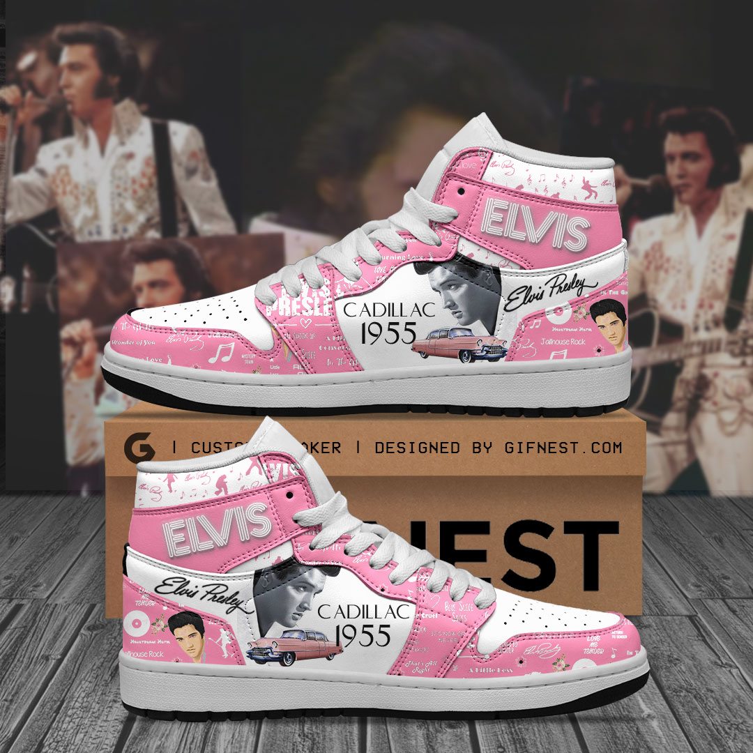JWFancy Elvis Presley AJ1 High Sneakers Shoes For Men And Women