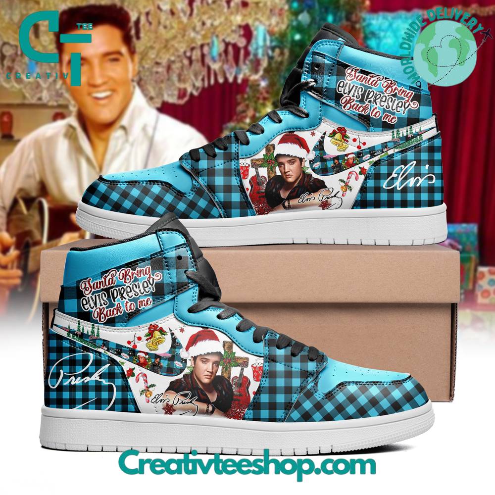 JWFancy Elvis Presley AJ1 High Sneakers Shoes For Men And Women