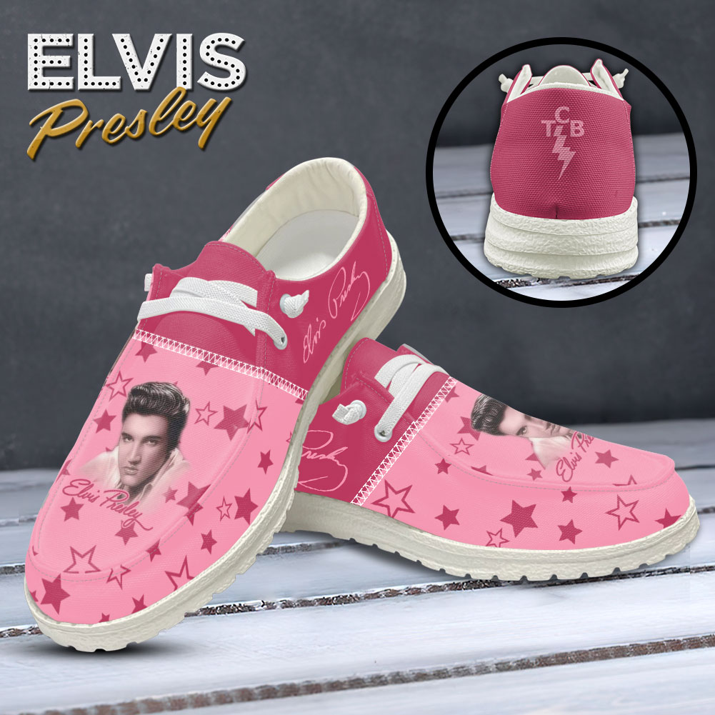 JWFancy Elvis Presley Hey Dude Shoes Wally Men's Lace Up Loafers Comfortable For Men And Women