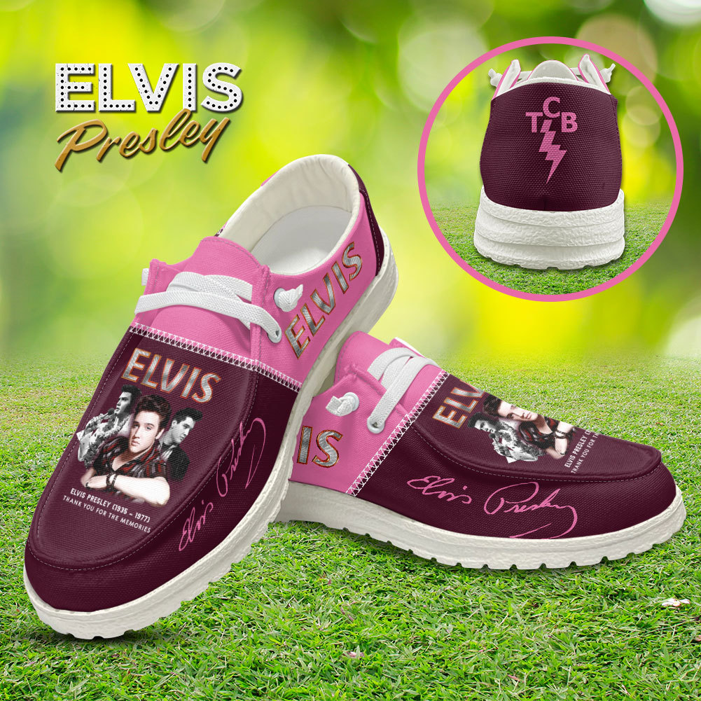JWFancy Elvis Presley Hey Dude Shoes Wally Men's Lace Up Loafers Comfortable For Men And Women