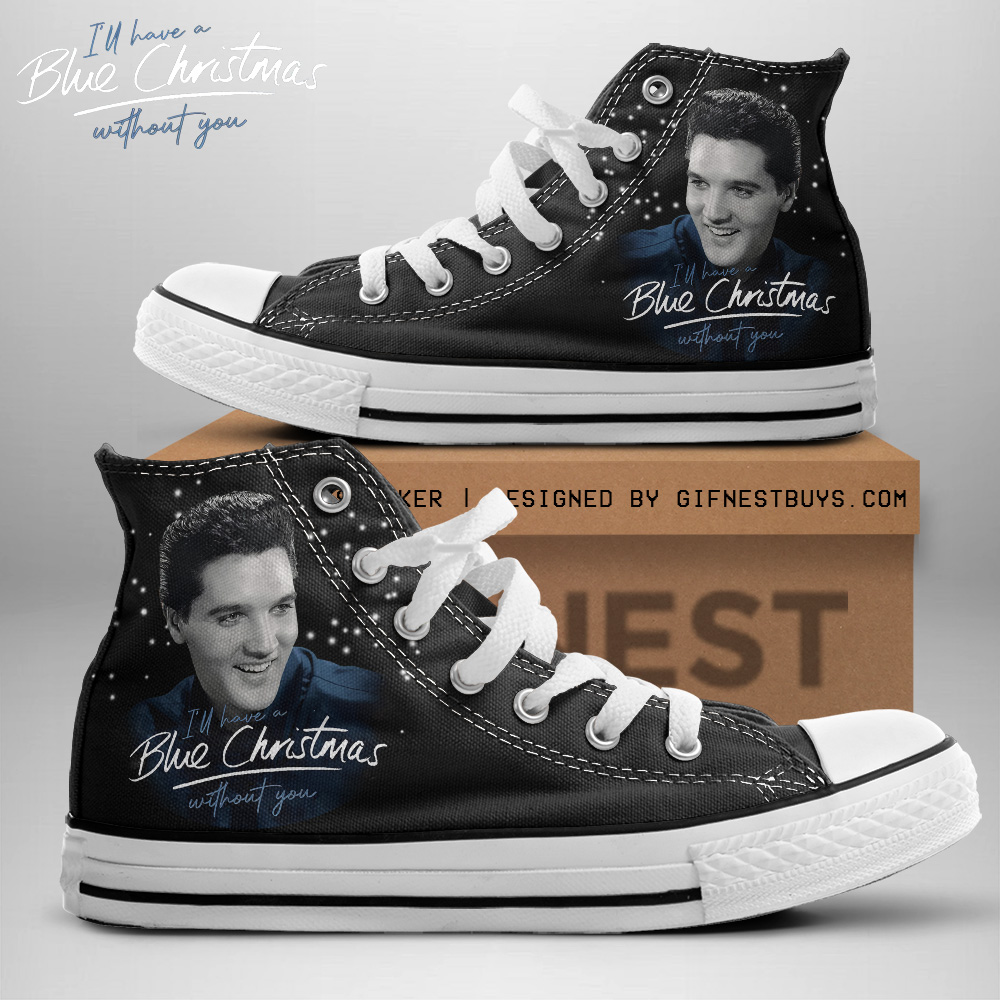 JWFancy Elvis Presley High Top Canvas Sneakers Shoes For Men And Women