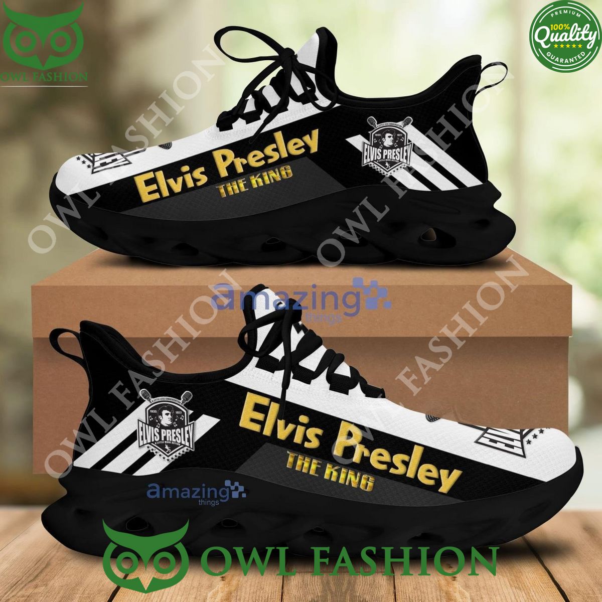 JWFancy Elvis Presley Max Soul Shoes Sneakers For Men And Women