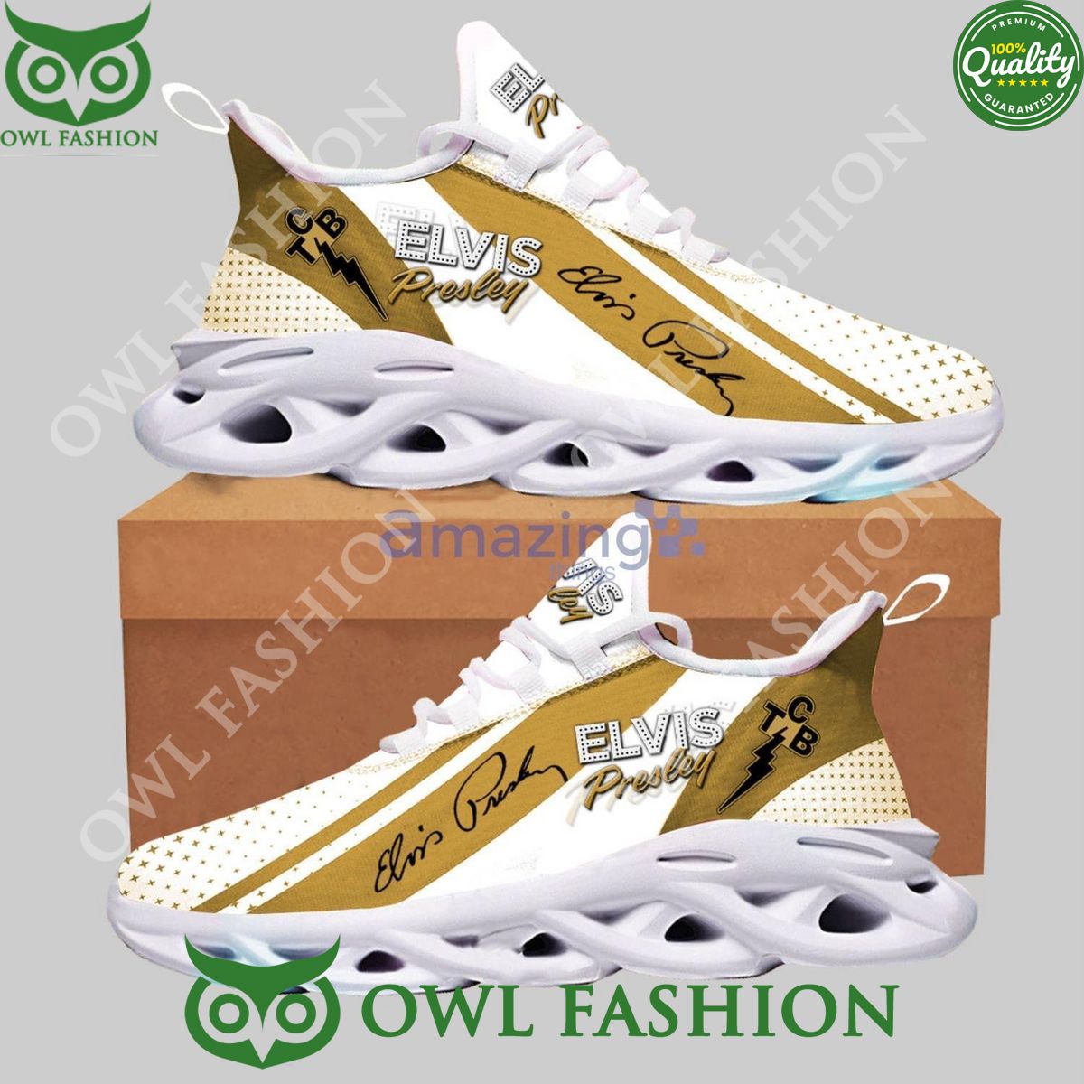 JWFancy Elvis Presley Max Soul Shoes Sneakers For Men And Women