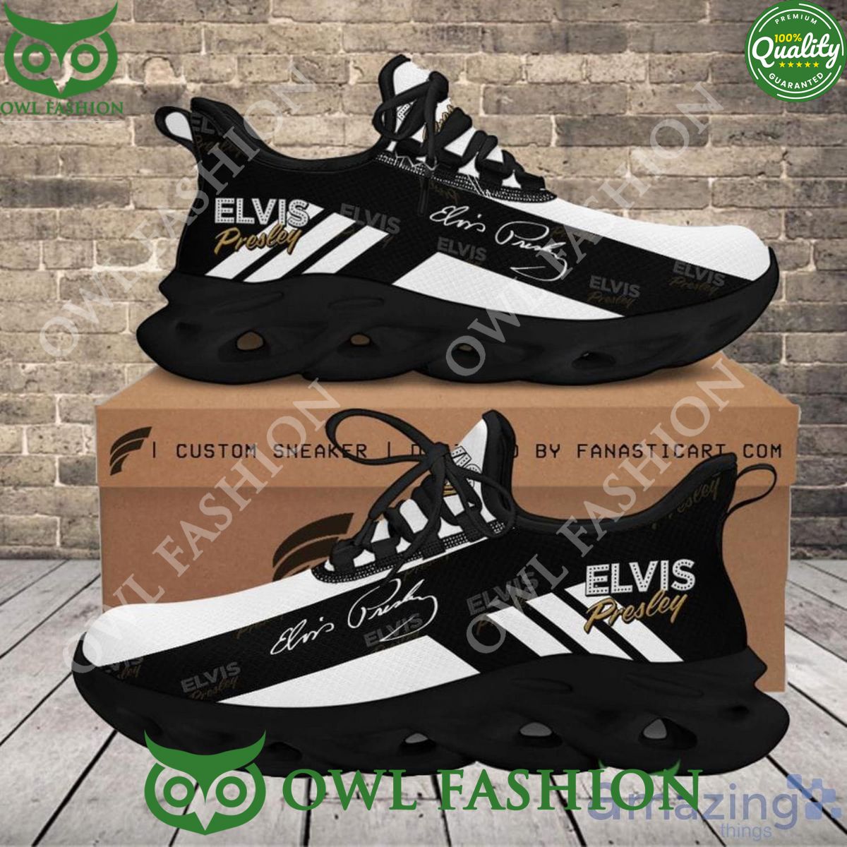 JWFancy Elvis Presley Max Soul Shoes Sneakers For Men And Women