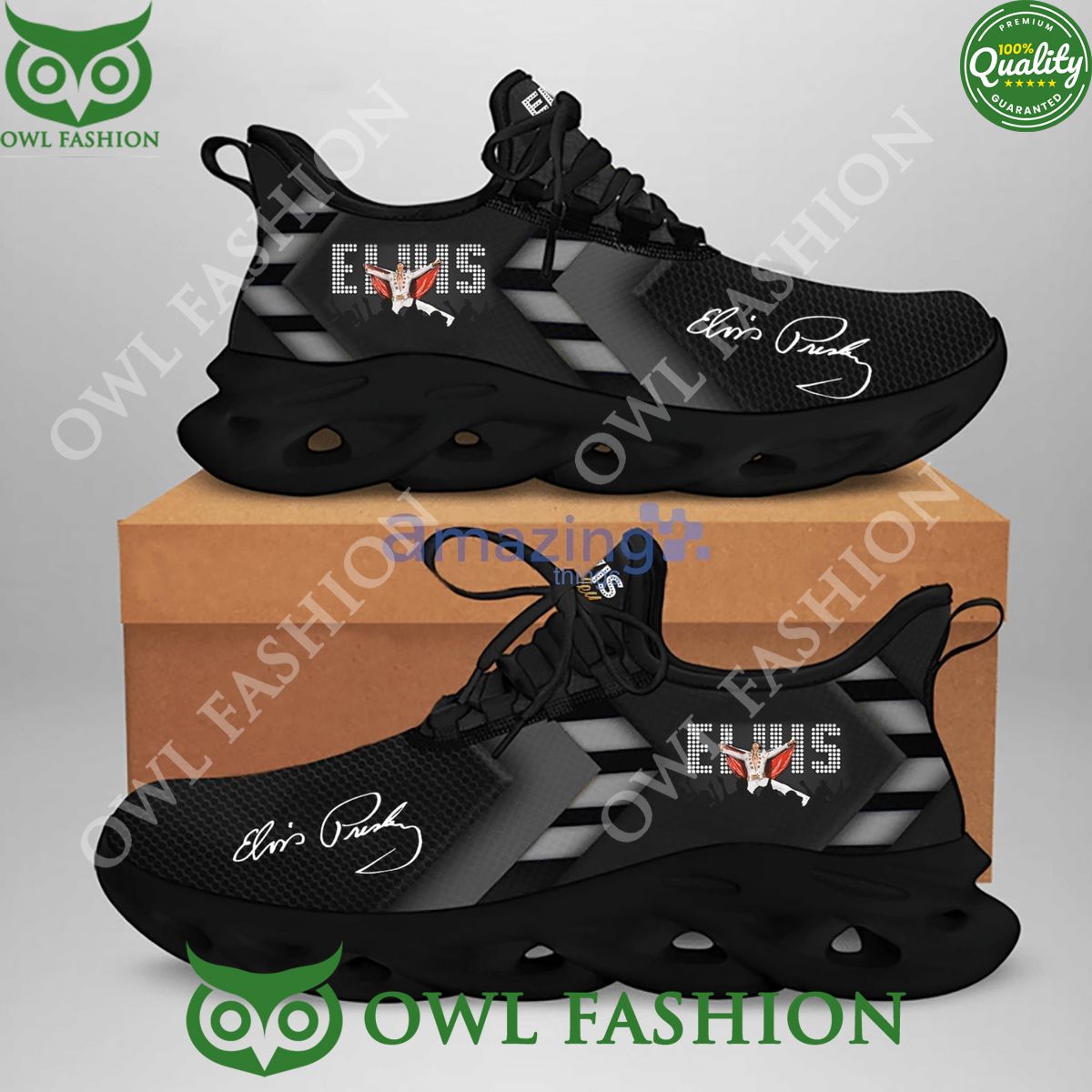 JWFancy Elvis Presley Max Soul Shoes Sneakers For Men And Women