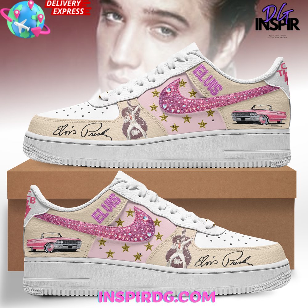 JWFancy Elvis TCB Band Limited Air Low-Top Sneakers Shoes For Men And Women