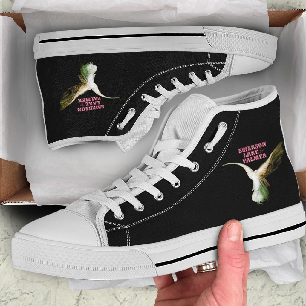 JWFancy Emerson, Lake & Palmer High Top Canvas Sneakers Shoes For Men And Women