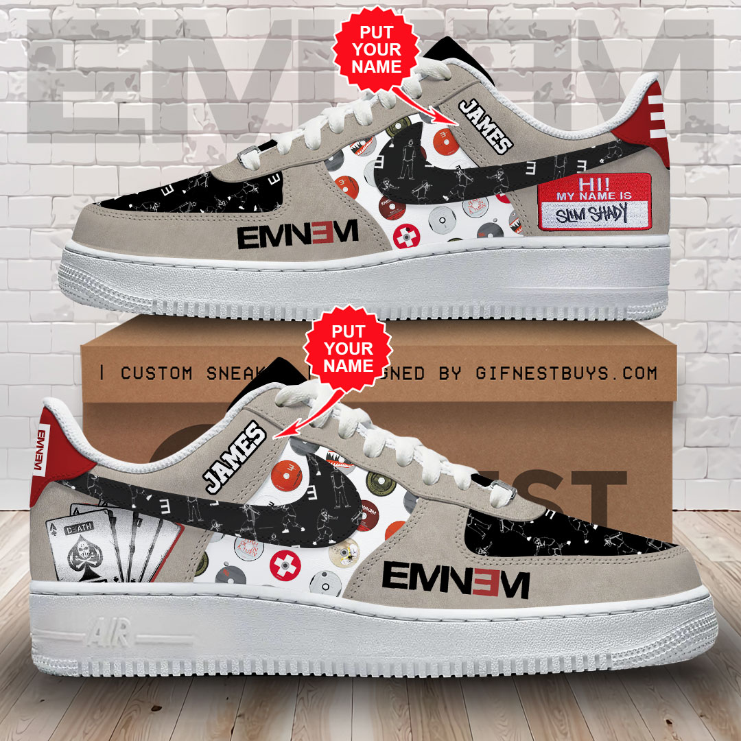JWFancy Eminem Air Low-Top Sneakers Shoes For Men And Women