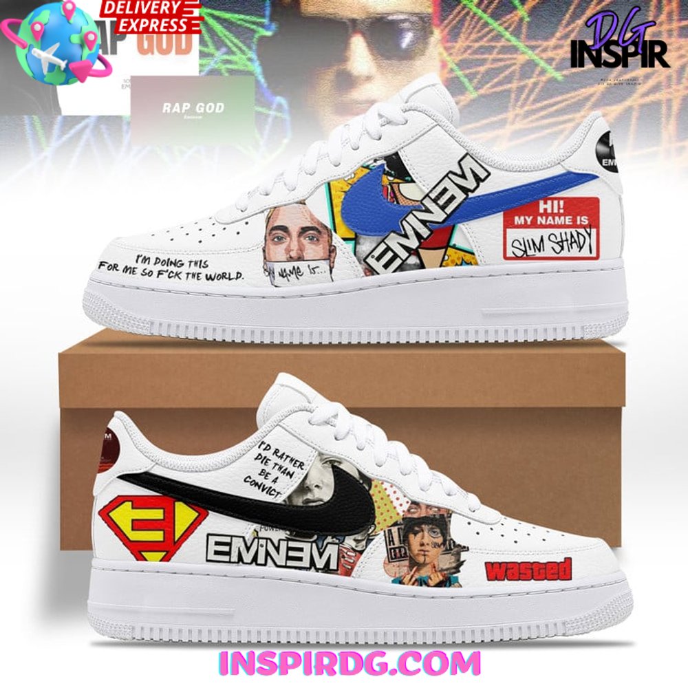 JWFancy Eminem Air Low-Top Sneakers Shoes For Men And Women