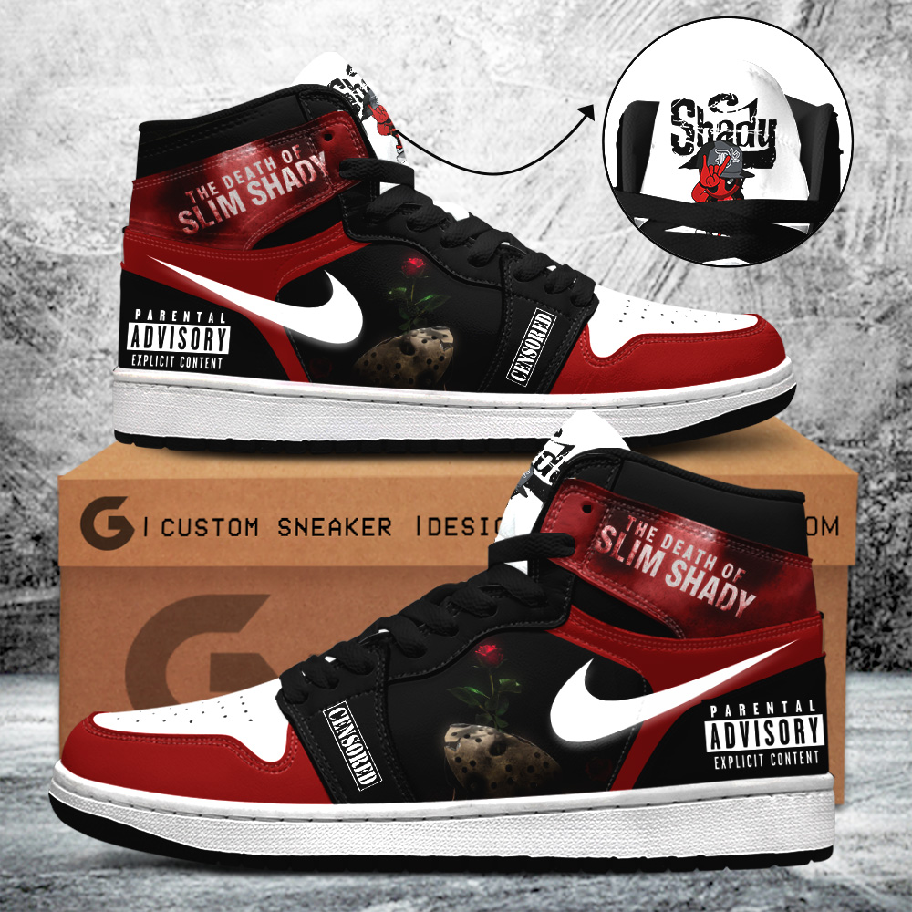 JWFancy Eminem AJ1 High Sneakers Shoes For Men And Women