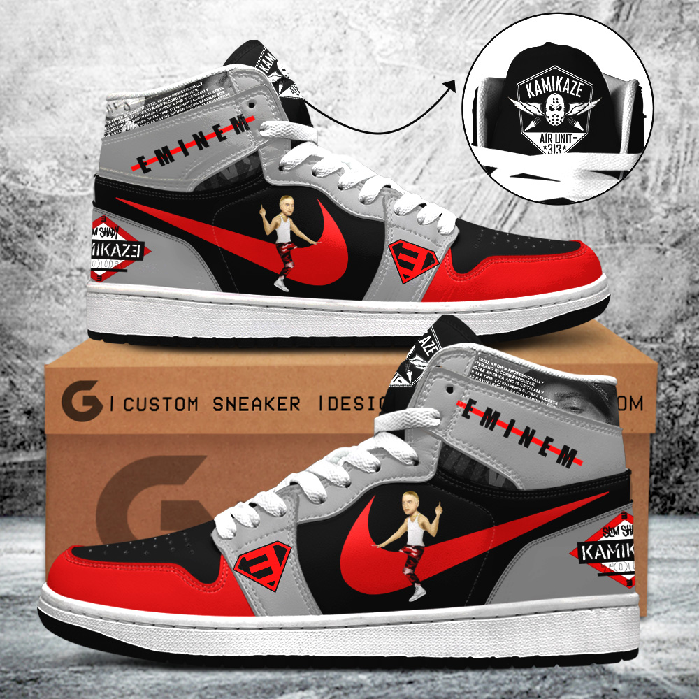 JWFancy Eminem AJ1 High Sneakers Shoes For Men And Women