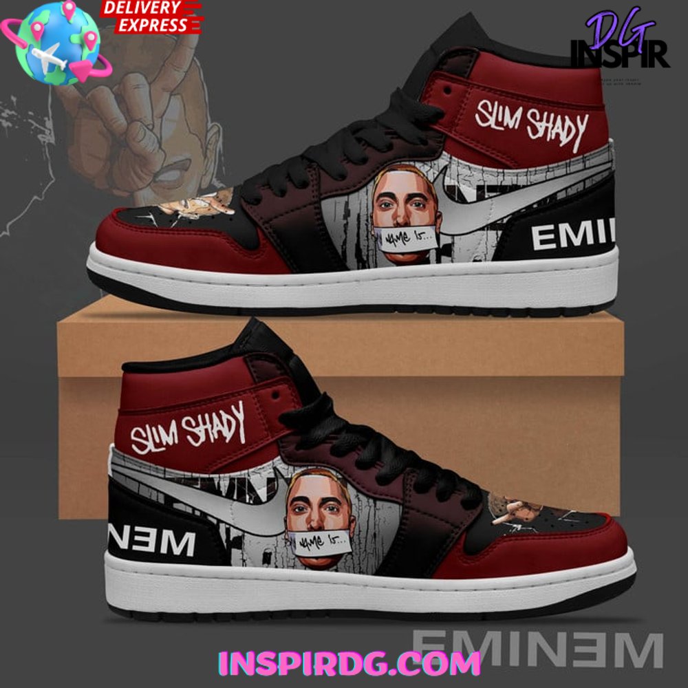 JWFancy Eminem AJ1 High Sneakers Shoes For Men And Women