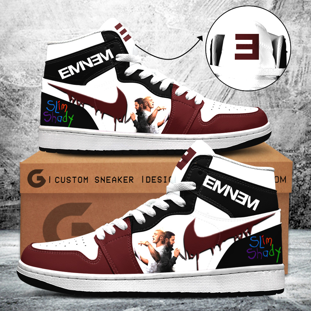 JWFancy Eminem AJ1 High Sneakers Shoes For Men And Women