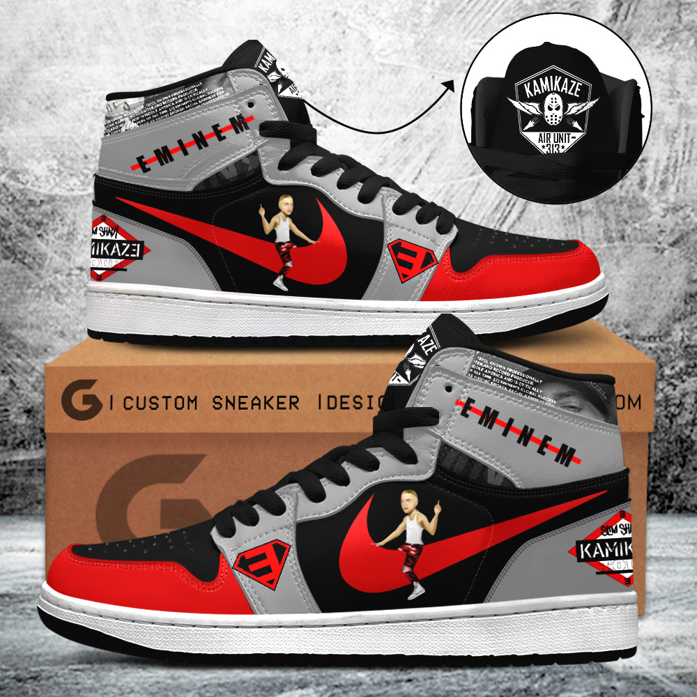 JWFancy Eminem AJ1 High Sneakers Shoes For Men And Women