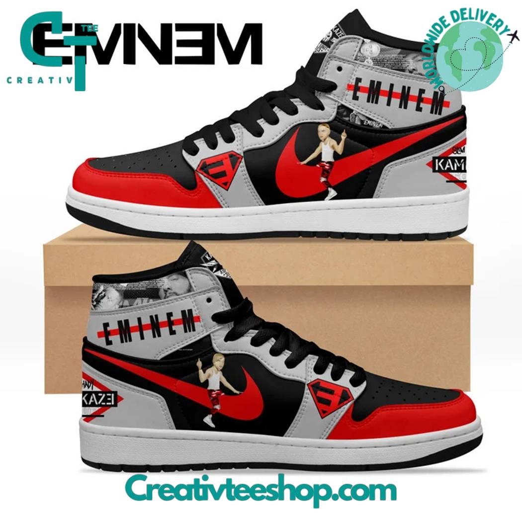 JWFancy Eminem AJ1 High Sneakers Shoes For Men And Women