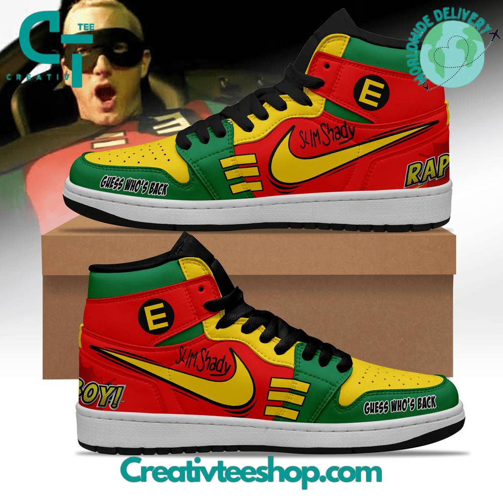 JWFancy Eminem AJ1 High Sneakers Shoes For Men And Women