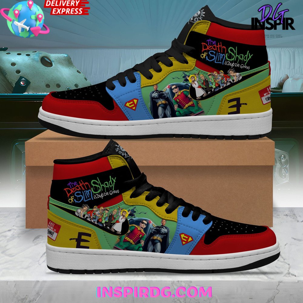 JWFancy Eminem AJ1 High Sneakers Shoes For Men And Women
