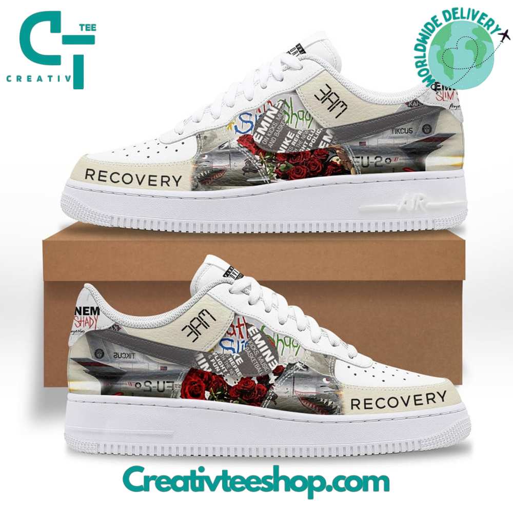 JWFancy Eminem Recovery Air Low-Top Sneakers Shoes For Men And Women
