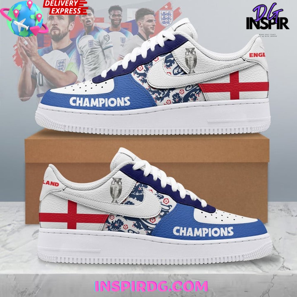 JWFancy England Euro Champions Air Low-Top Sneakers Shoes For Men And Women