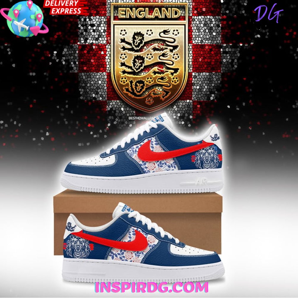 JWFancy England Lion King Euro Air Low-Top Sneakers Shoes For Men And Women