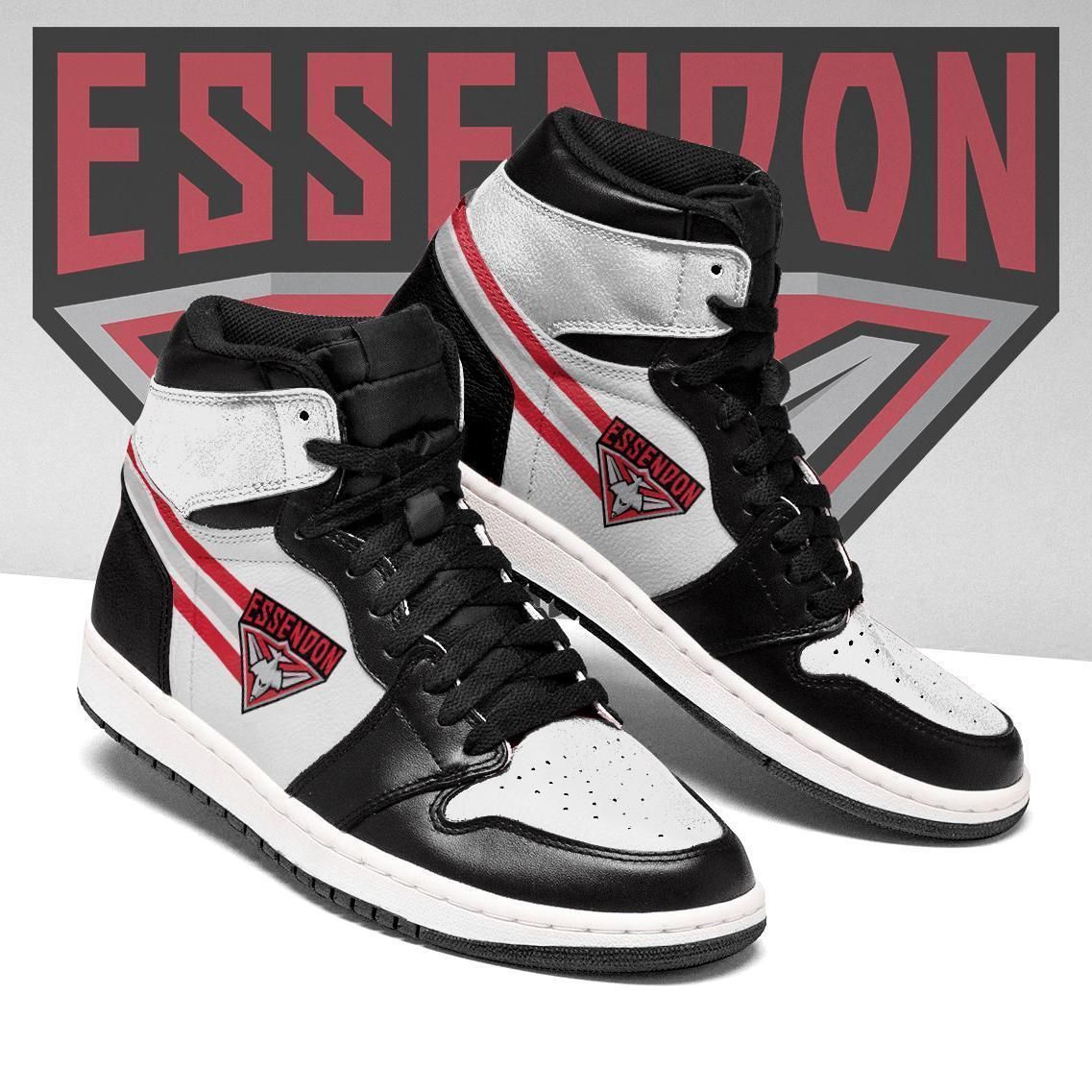 JWFancy Essendon Bombers AFL AJ1 High Sneakers Shoes For Men And Women