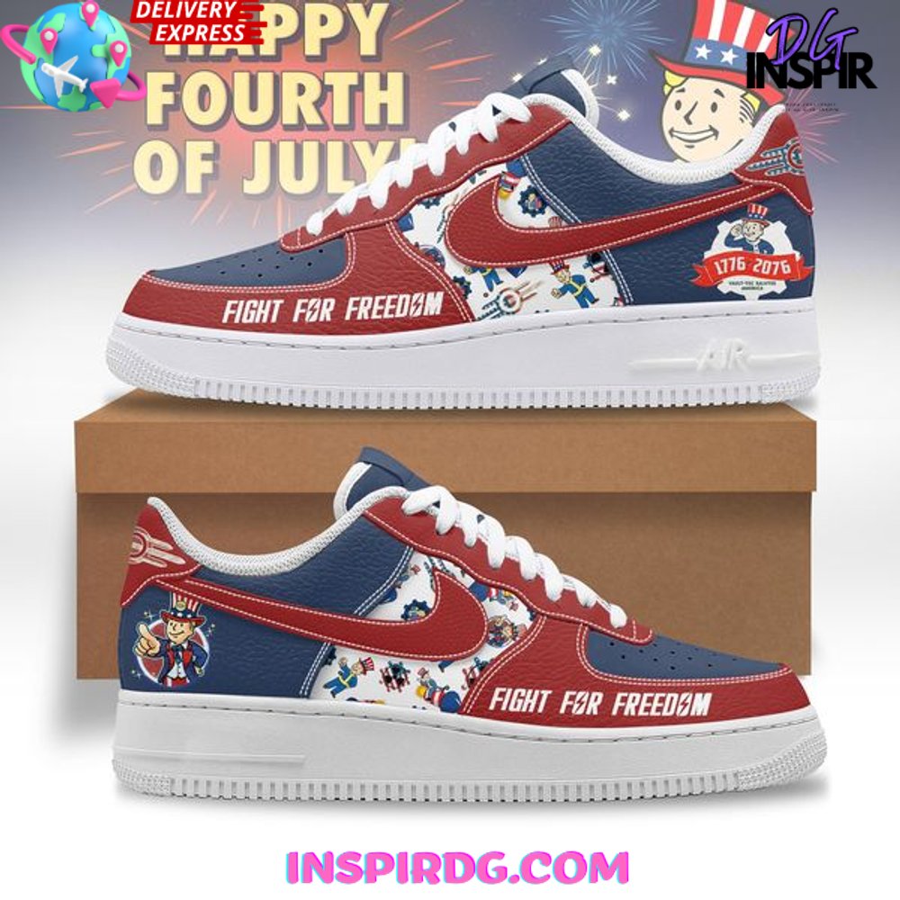 JWFancy Fall Out Happy Fourth of July Air Low-Top Sneakers Shoes For Men And Women