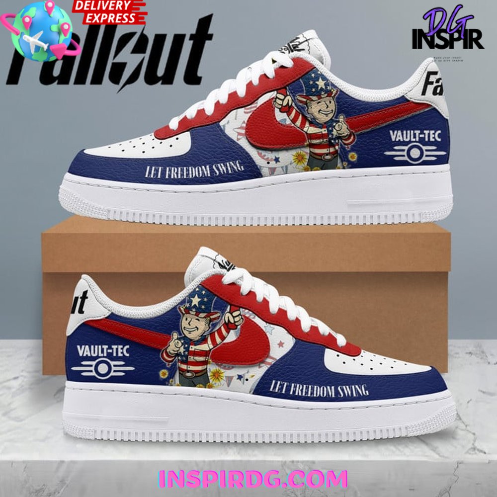 JWFancy Fall Out Nuka Cola Presidents Day Air Low-Top Sneakers Shoes For Men And Women