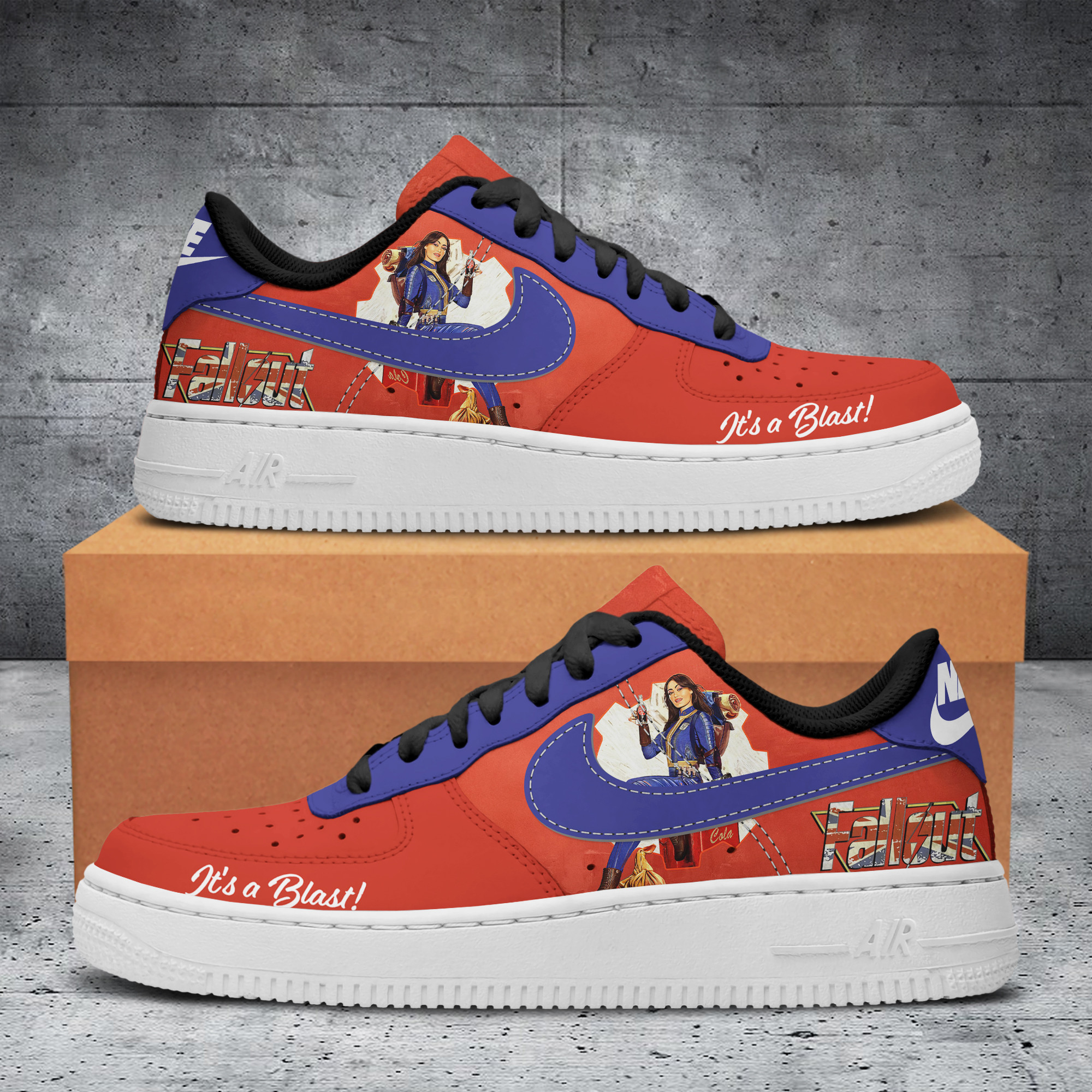 JWFancy Fallout Air Low-Top Sneakers Shoes For Men And Women
