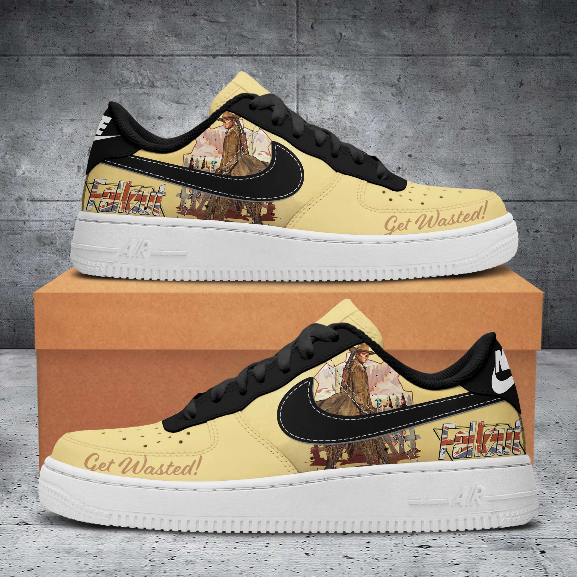 JWFancy Fallout Air Low-Top Sneakers Shoes For Men And Women