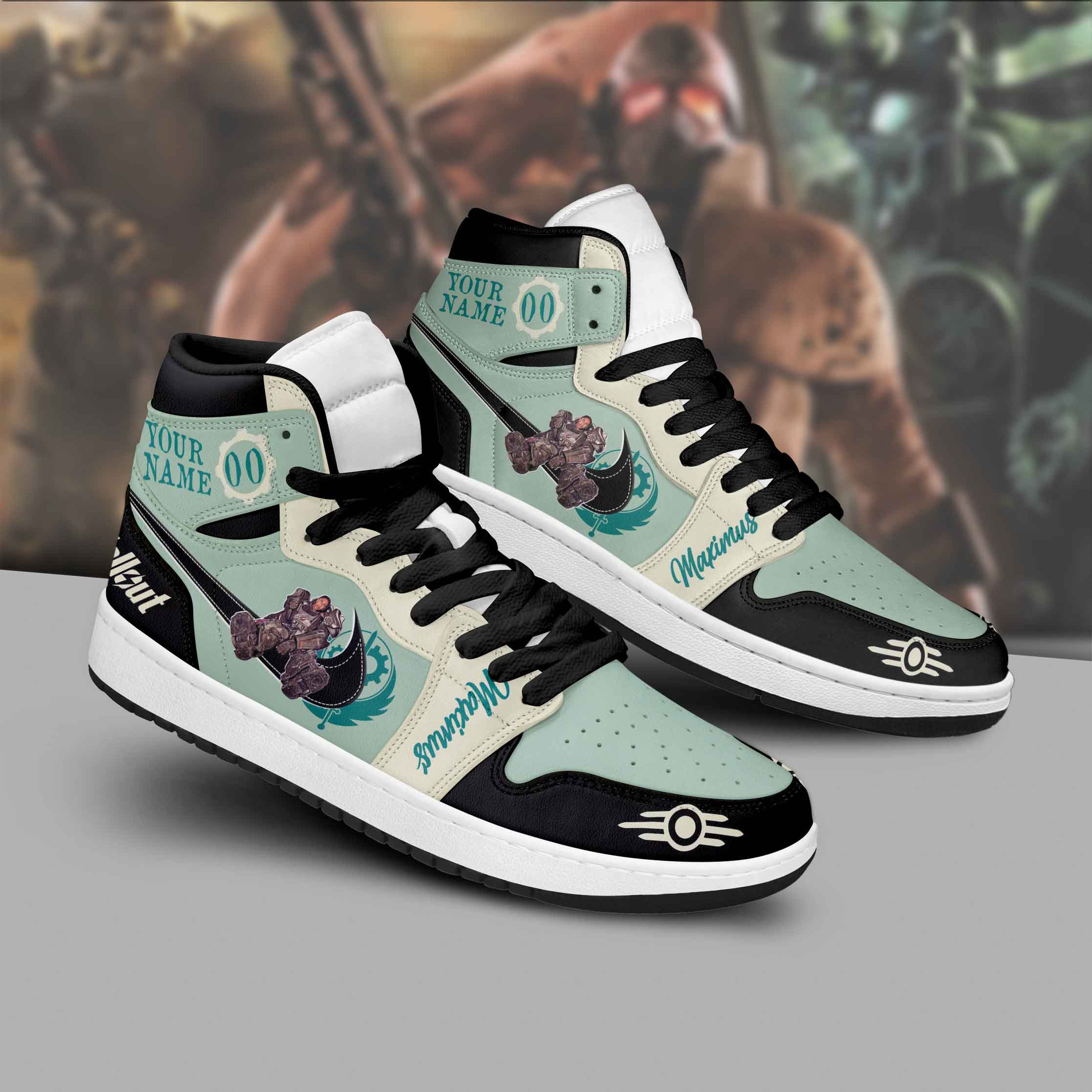 JWFancy Fallout AJ1 High Sneakers Shoes For Men And Women