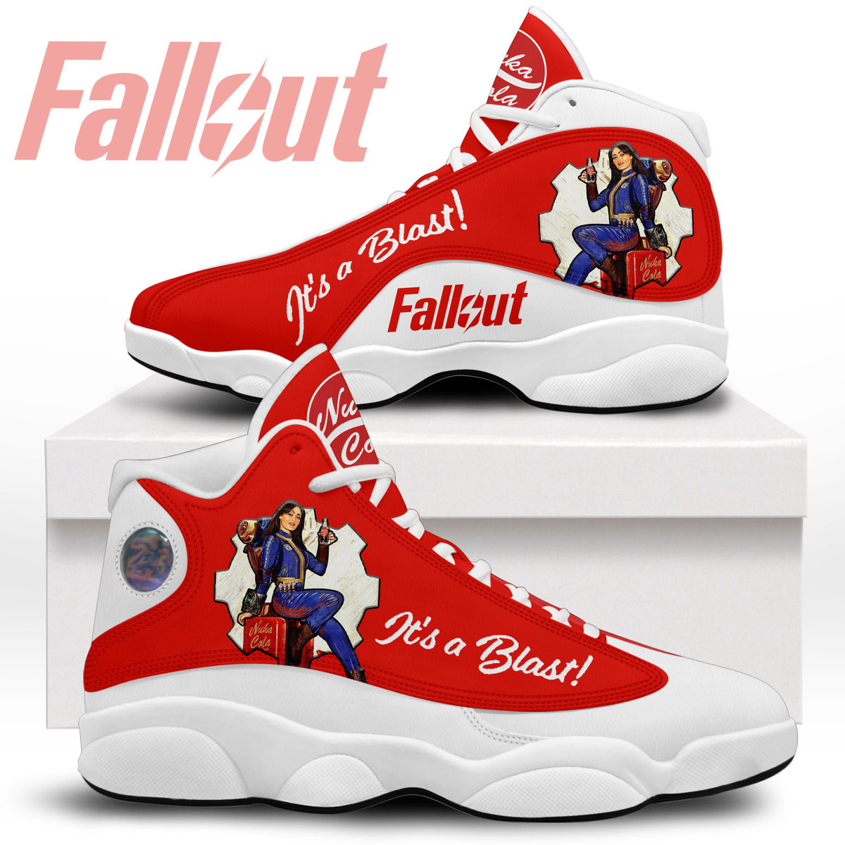 JWFancy Fallout AJ13 Sneakers Shoes For Men And Women