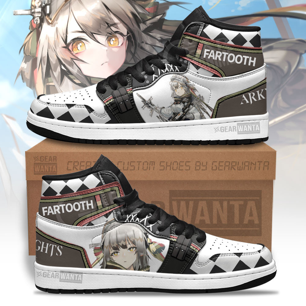 JWFancy Fartooth Arknights AJ1 High Sneakers Shoes For Men And Women