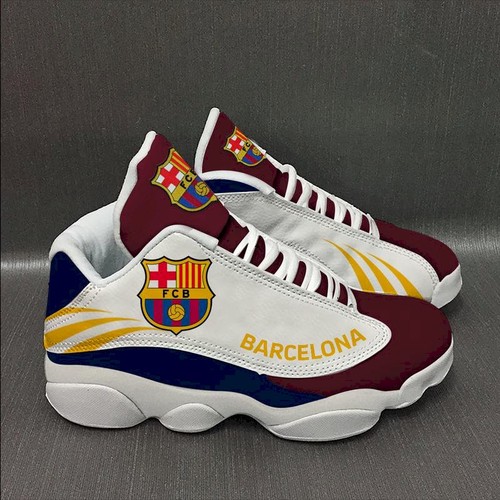 JWFancy FC Barcelona AJ13 Sneakers Shoes For Men And Women