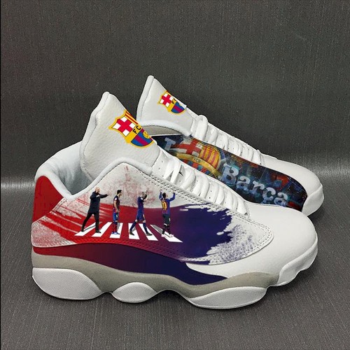 JWFancy FC Barcelona AJ13 Sneakers Shoes For Men And Women
