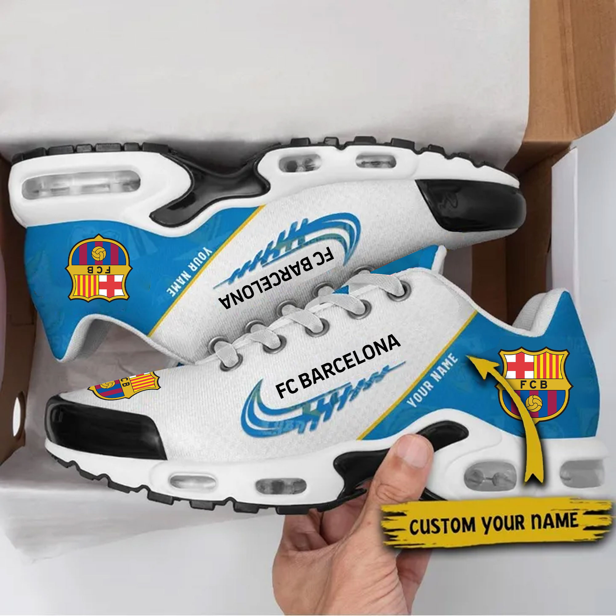 JWFancy FC Barcelona TN Shoes Sneakers For Men And Women
